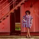 Aso oke dress