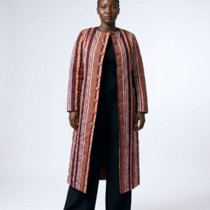 Aso Oke Winter Jacket